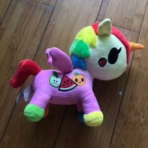 TOKIDOKI rainbow unicorn Pegasus plush